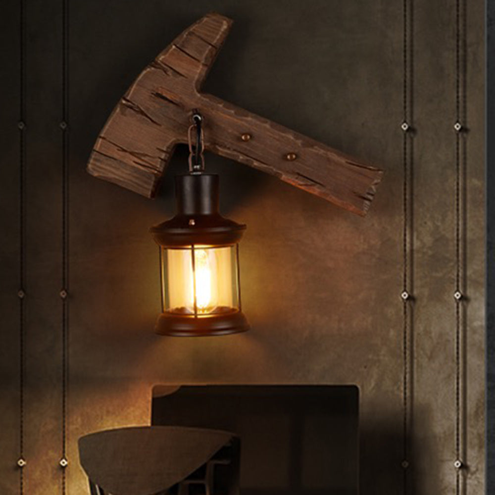Epoch Designer LED Wandleuchte Schwarz Wohnzimmer/Esszimmer Holz