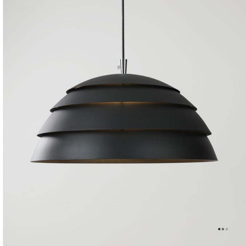 Avi LED Pendelleuchte Weiß/Schwarz Esszimmer/Wohnzimmer