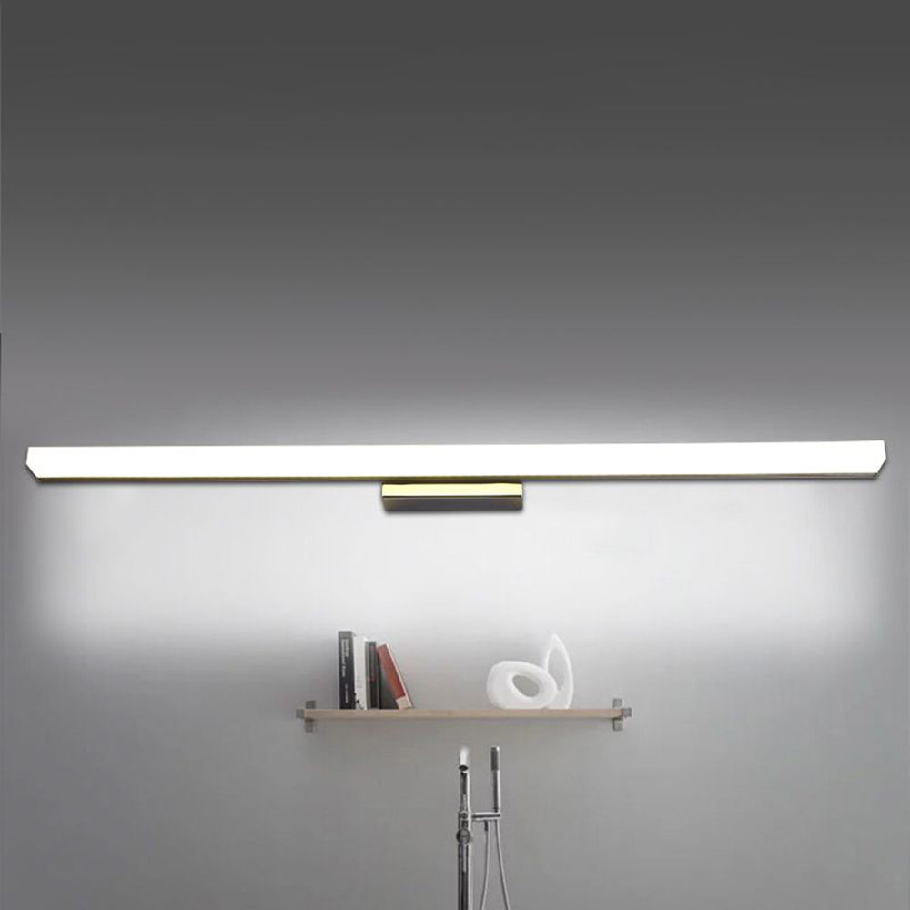 Arisha  Wandleuchte Innen  Spiegelfront  Linear Schwar Badezimmer