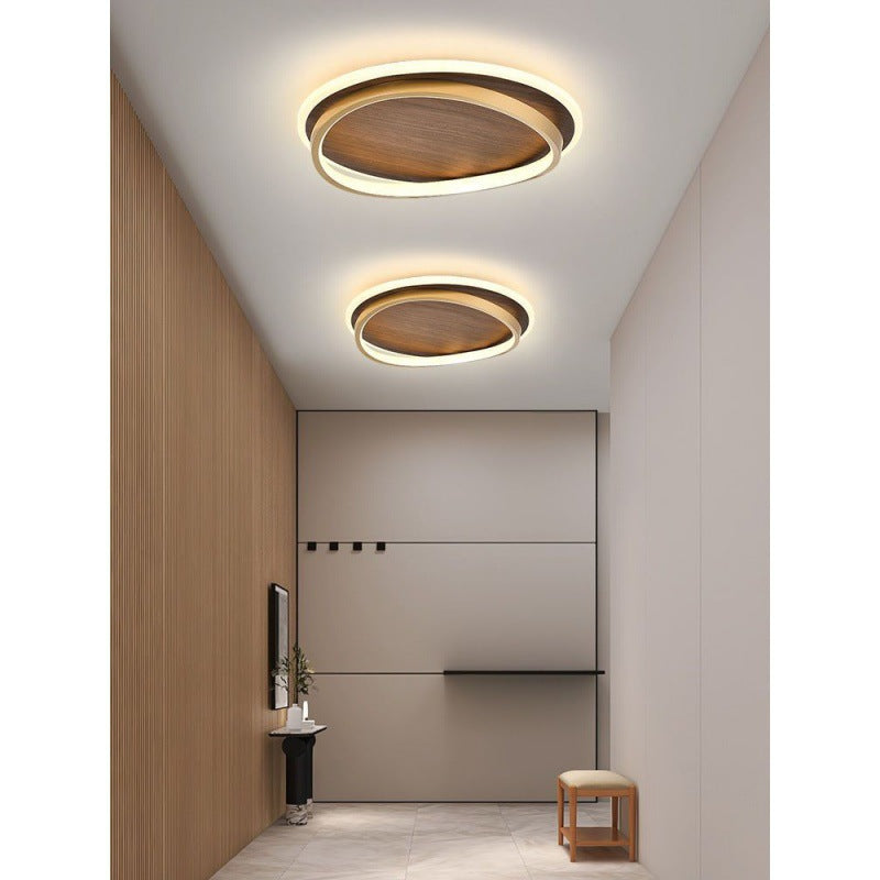 Arisha Modern Rund Dimmbare Deckenleuchte Gold Metall Acryl Schlafzimmer