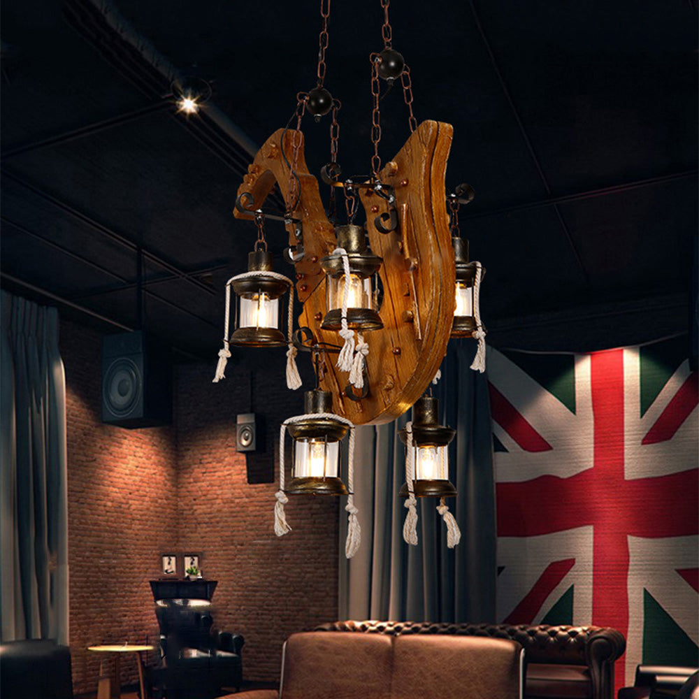 Epoch Designer LED Pendelleuchte Wohnzimmer/Esszimmer Metall/Holz