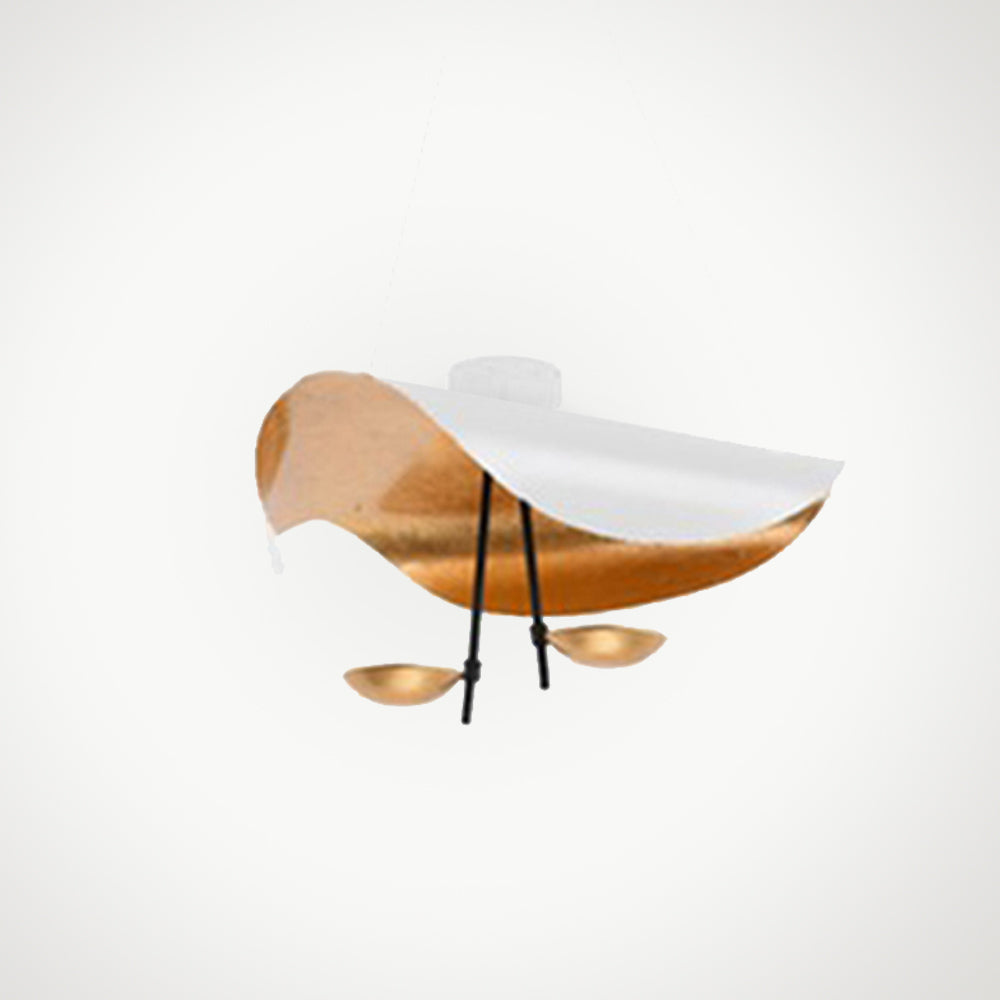 Arisha Design LED Pendelleuchte/Denkenleuchte Gold/Schwarz Wohnzimmer
