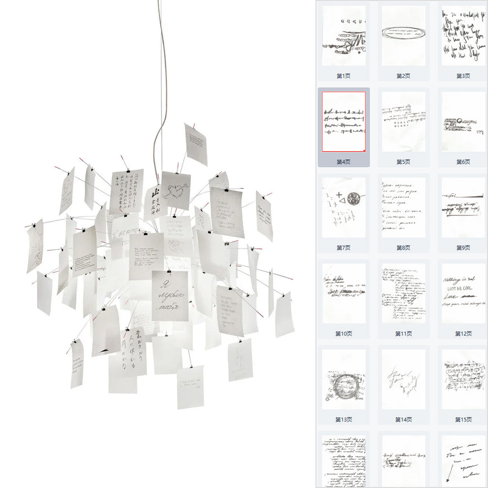 Luninena Kronleuchter Nordic Notes