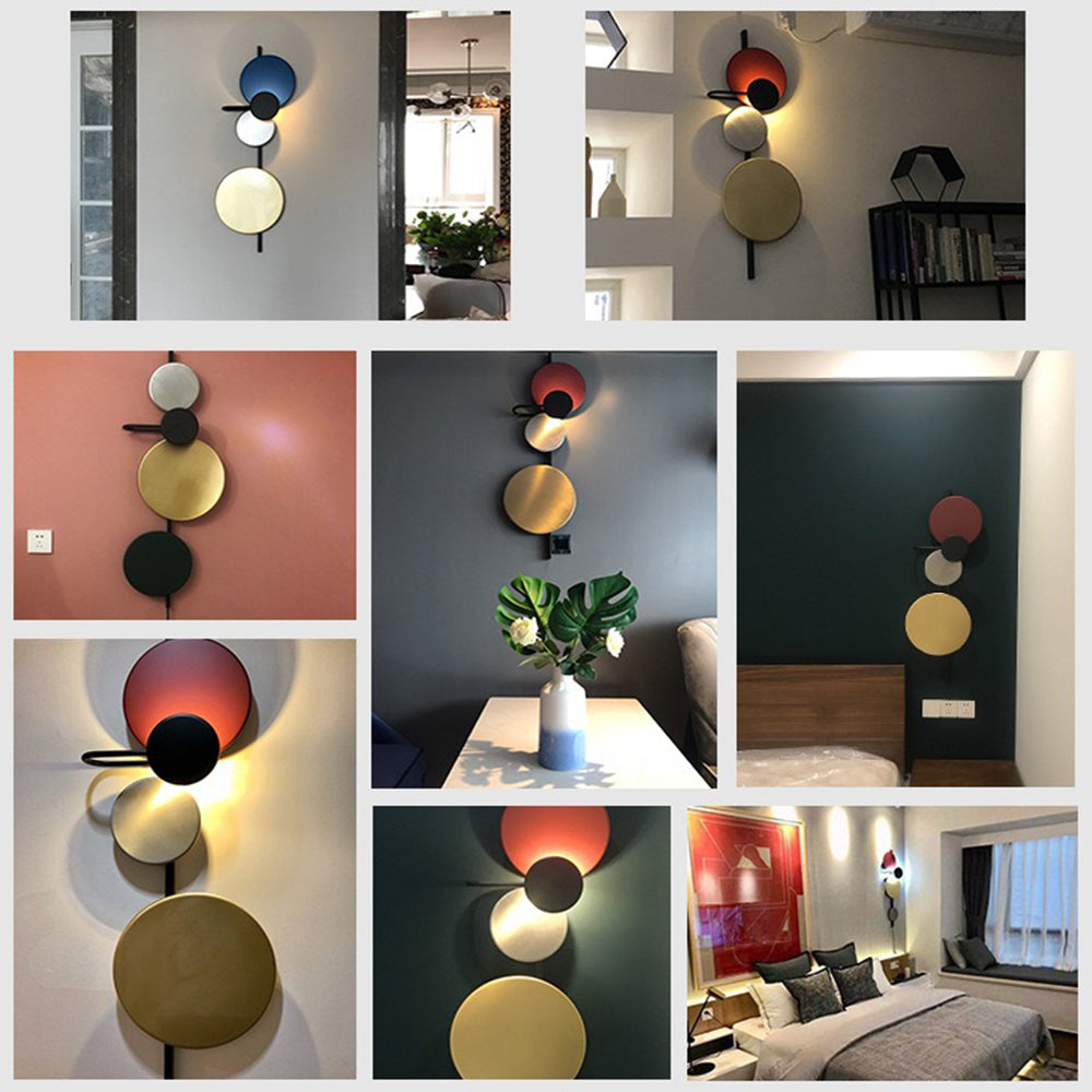 Aria  Design LED Wandleuchte Essenzimmer/Schlafzimmer Blau