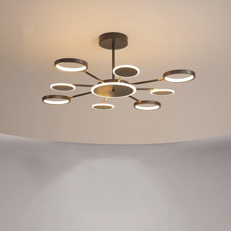 Modern LED Deckenleuchte Metall Acryl Wohnzimmer Schlafzimmer Esszimmer