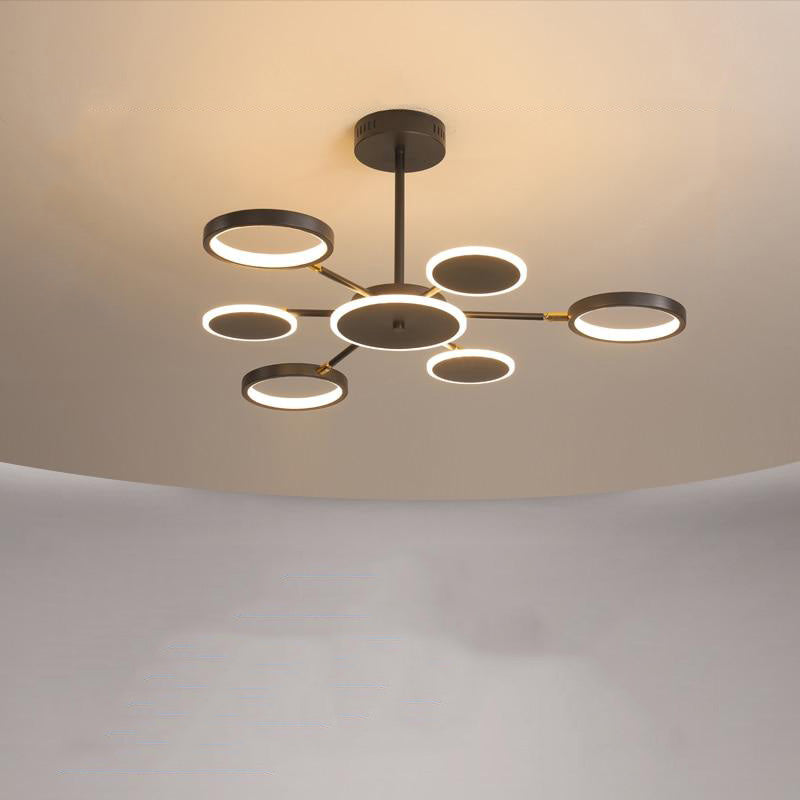 Modern LED Deckenleuchte Metall Acryl Wohnzimmer Schlafzimmer Esszimmer