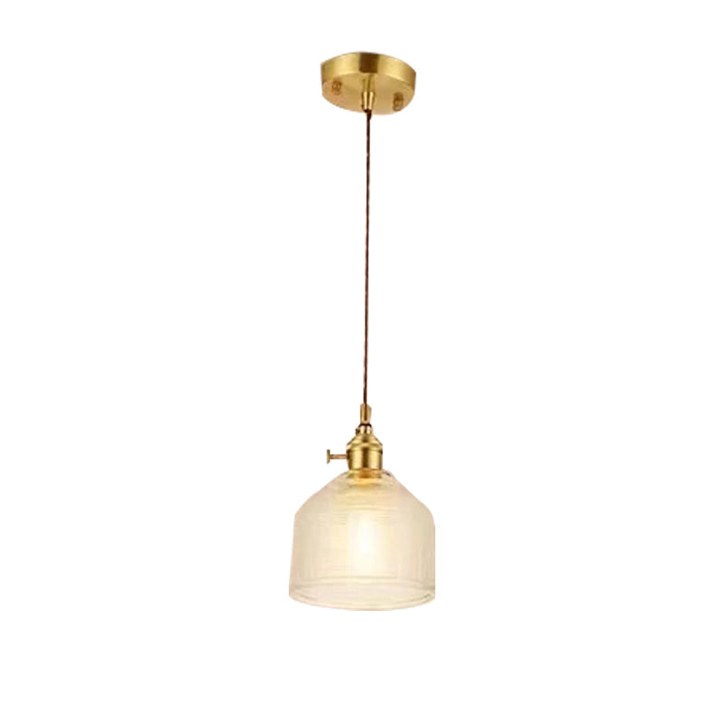 Valentina Vintage LED Pendelleuchte Schlafzimmer/Wohnzimmer Metall/Glas