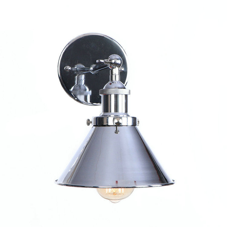 Silva Industrial LED Wandleuchte Kegel Innen, 3 Farbe, Metall