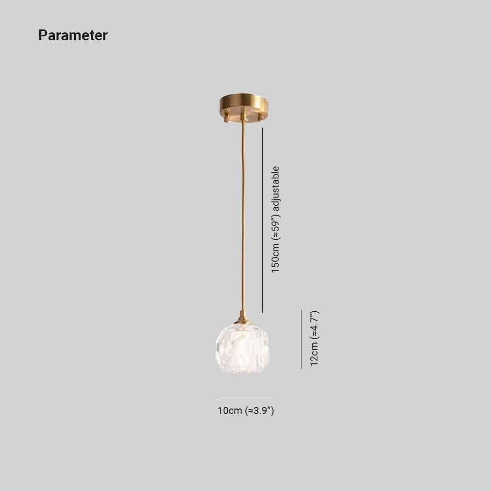 Kristy Modern LED Pendelleuchte Weiß/Gold Schlafzimmer/Wohnzimmer