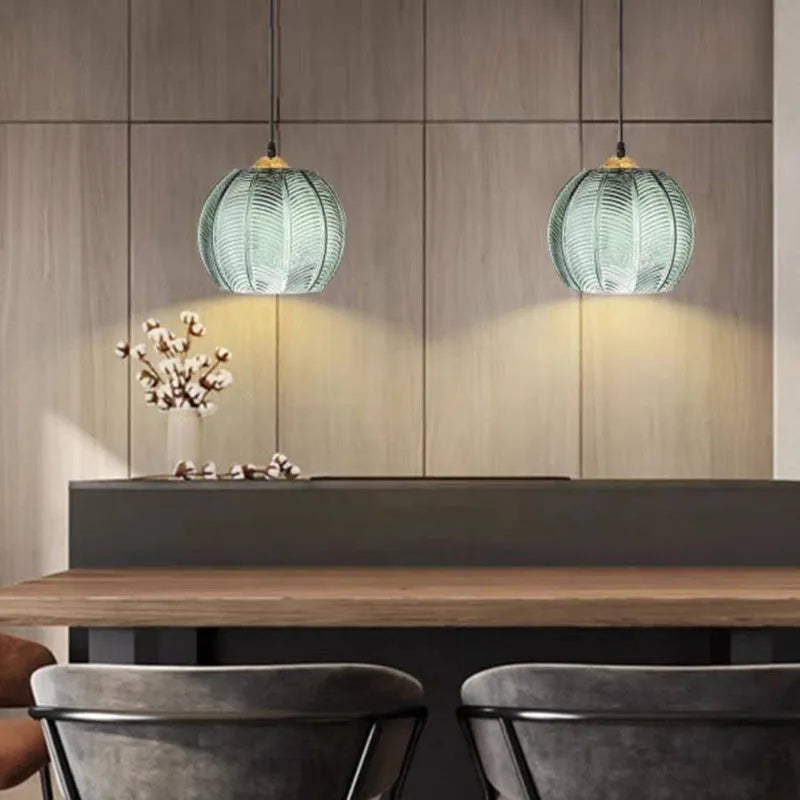 Arisha Pendelleuchte Nordisch Grün Esszimmer/Arbeitszimmer Glas