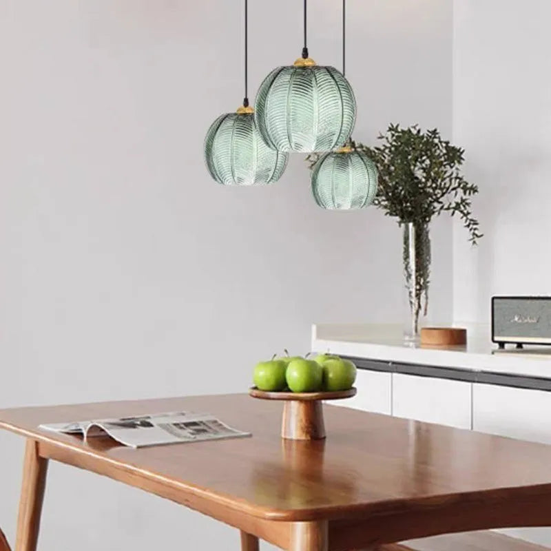 Arisha Pendelleuchte Nordisch Grün Esszimmer/Arbeitszimmer Glas