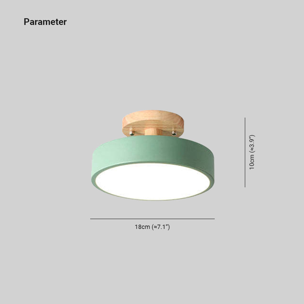 Arisha Modern LED Deckenleuchten 5 Farben Flur Acryl/Holz