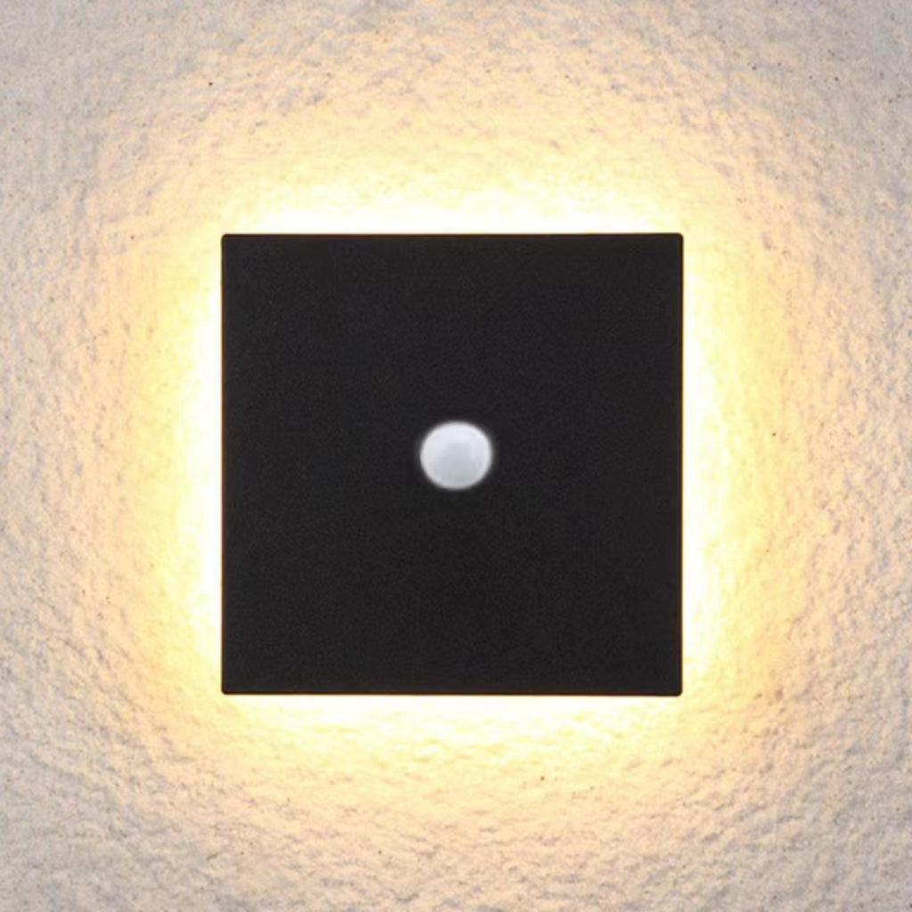 Ray  Außenwandleuchte Garten Modern LED  Weiß/Schwarz Metall