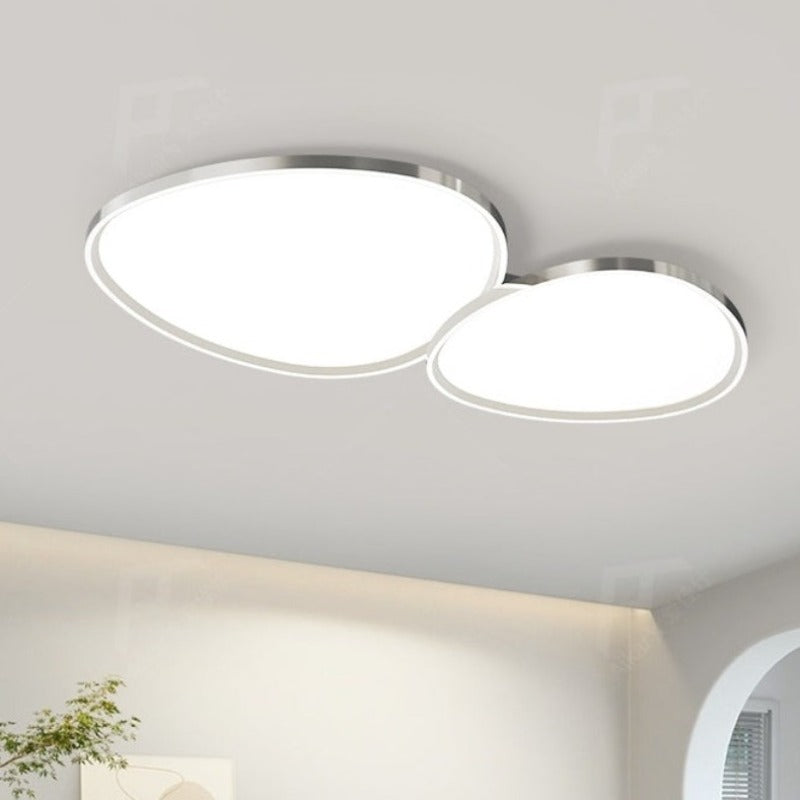 Arisha Modern LED Deckenleuchte Weiß Metall Schlaf Wohnzimmer