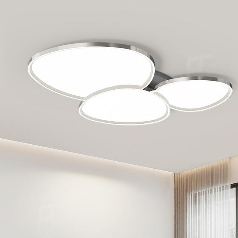 Arisha Modern LED Deckenleuchte Weiß Metall Schlaf Wohnzimmer