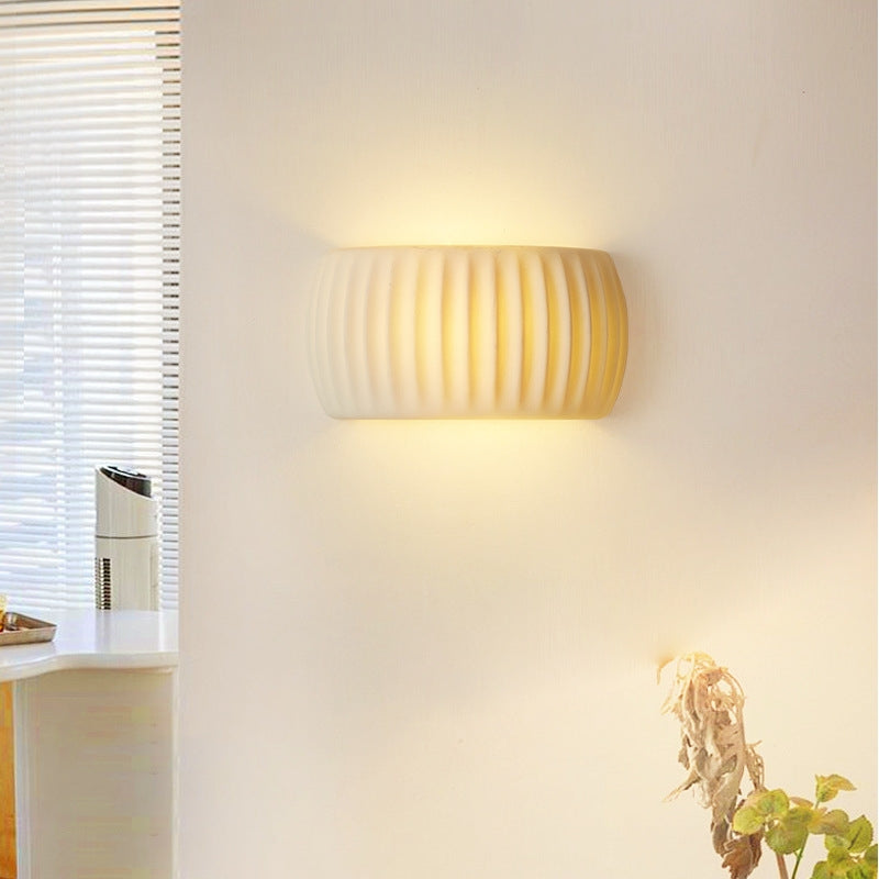 Valentina Modern LED Innenwandleuchte Orange Metall Schlaf Wohnzimmer