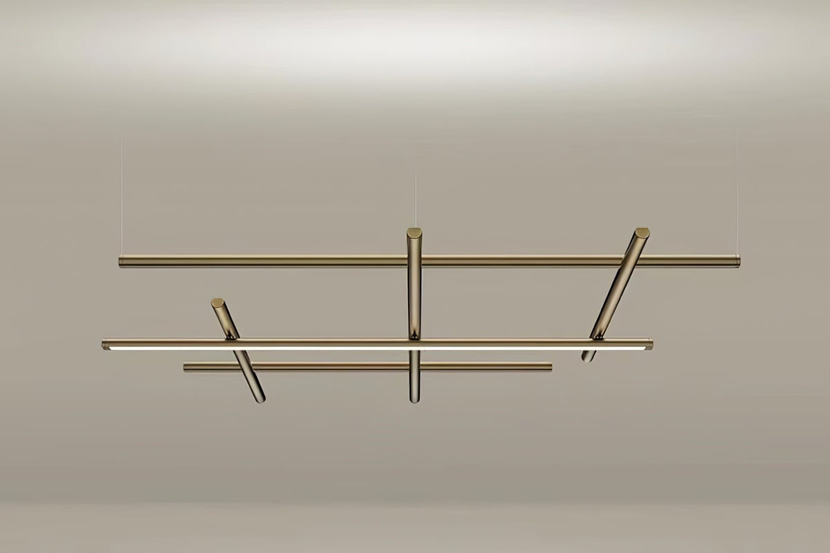 Caelian Geometrische lineare Gitter-Pendelleuchte