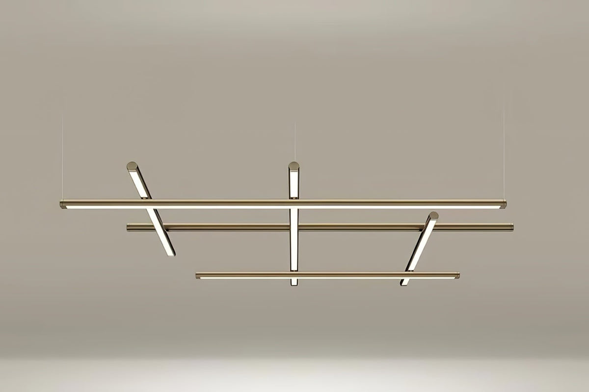 Caelian Geometrische lineare Gitter-Pendelleuchte