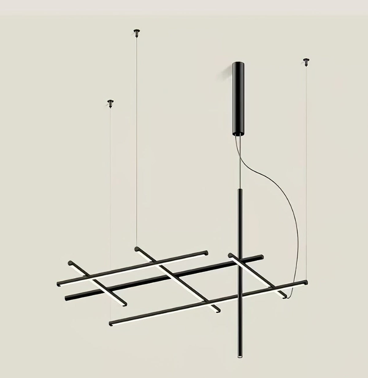 Caelian Geometrische lineare Gitter-Pendelleuchte