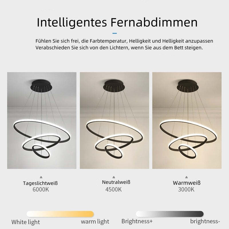 Arisha Pendelleuchte Modern Ring LED  Ess/Schlaf/Wohnzimmer