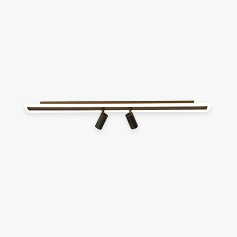 Arisha Modern LED Deckenleuchte Gold Flur/Wohnzimmer Metal&Silikon Dimmbar