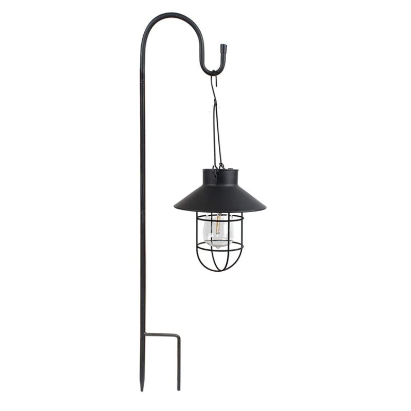 Shepherd Hook Laterne Hängendes Solarlicht