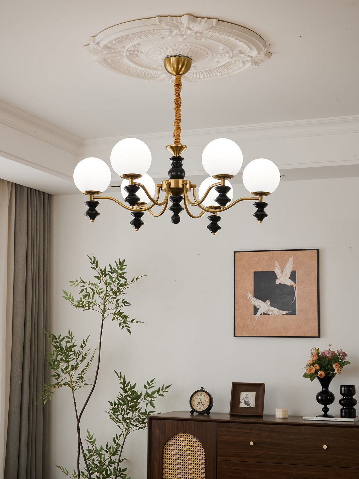Ordore Kronleuchter Vintage Holz Traditionelle Eleganz