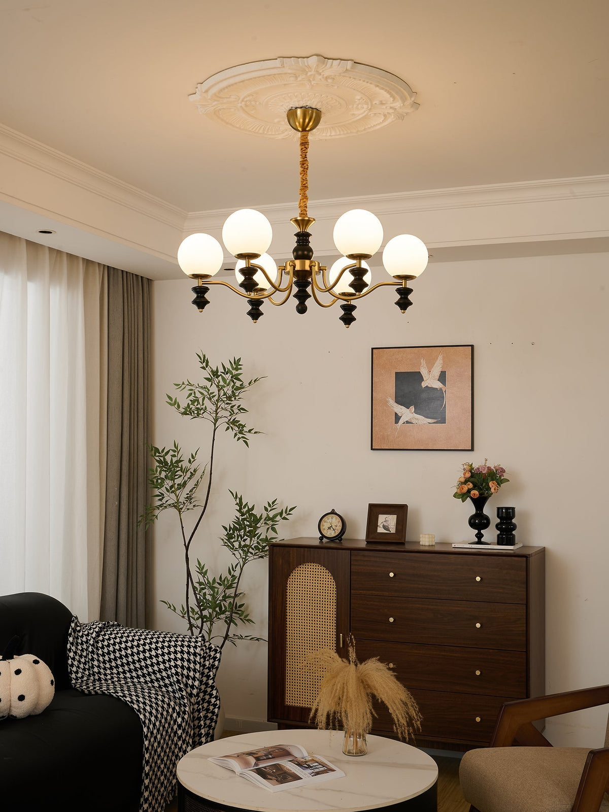 Ordore Kronleuchter Vintage Holz Traditionelle Eleganz