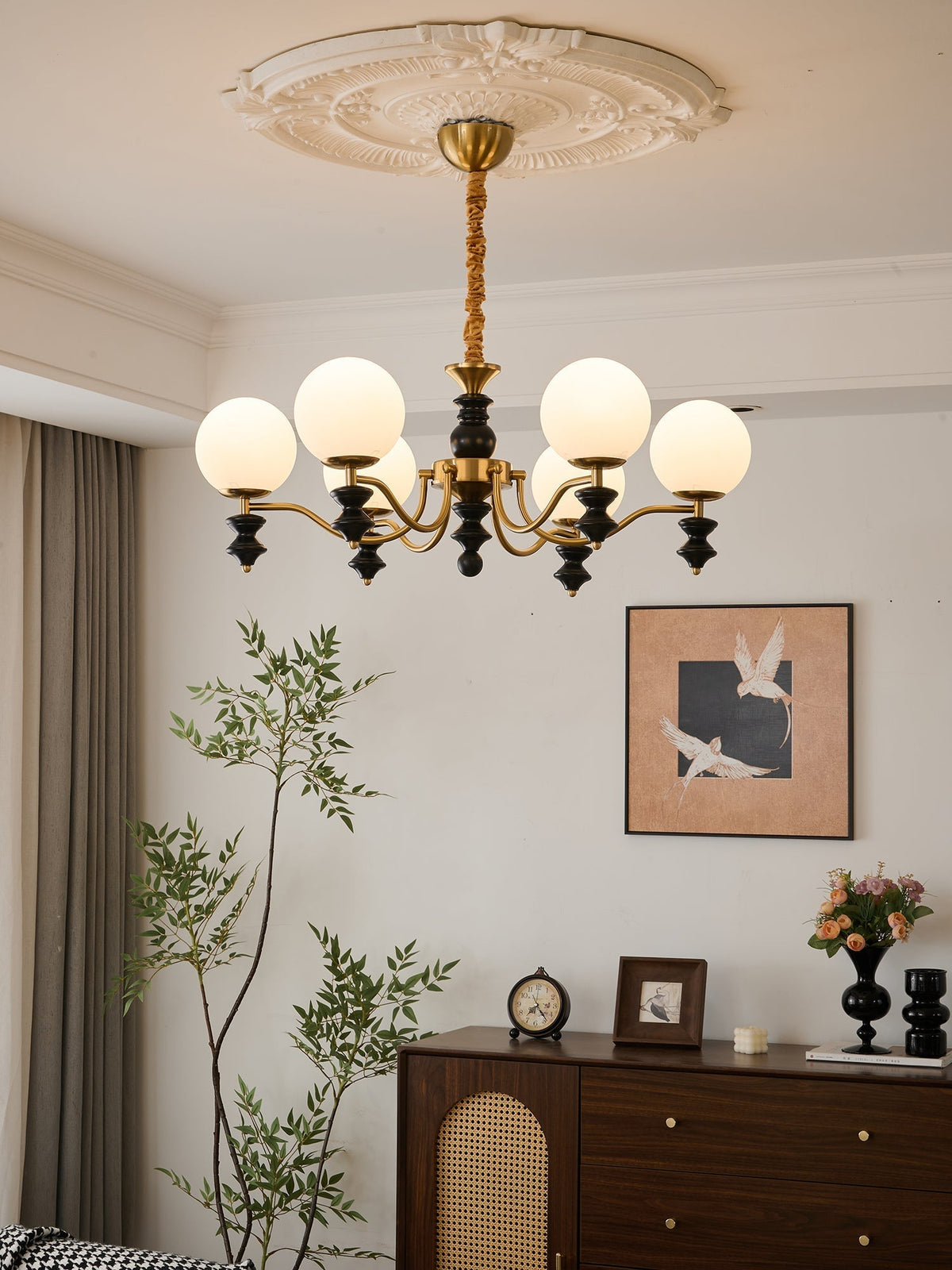 Ordore Kronleuchter Vintage Holz Traditionelle Eleganz