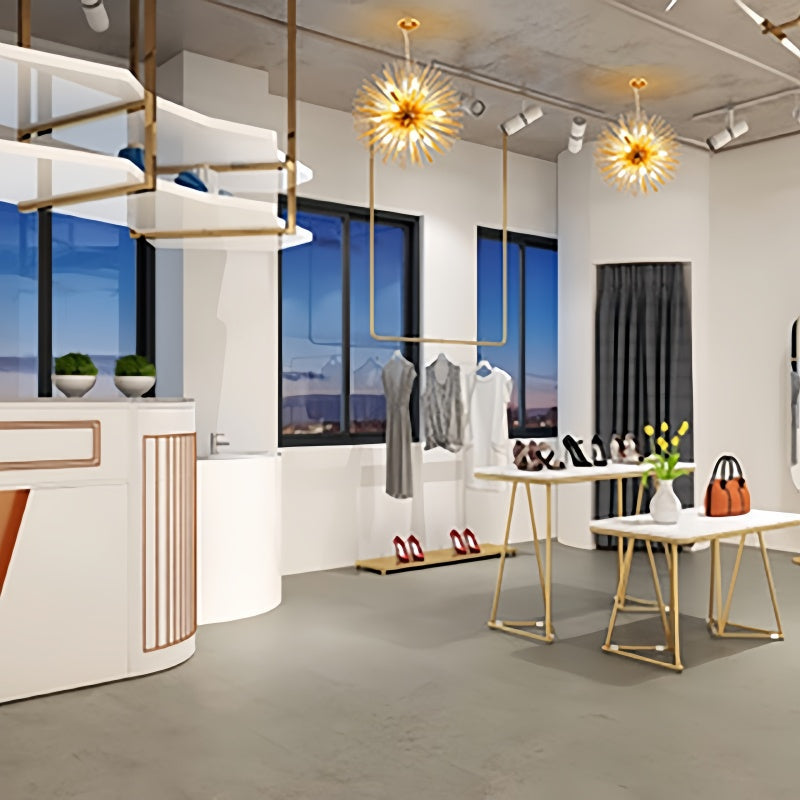 Arisha Modern LED Kronleuchter Gold Metall Wohnzimmer/Schlafzimmer