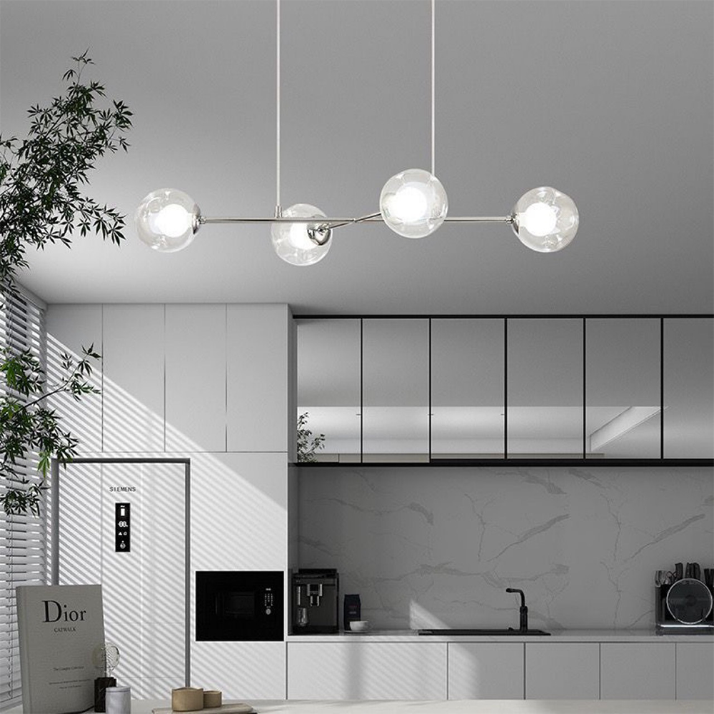 Valentina Arishar Bauhaus Kronleuchter Metall Glas Wohnzimmer