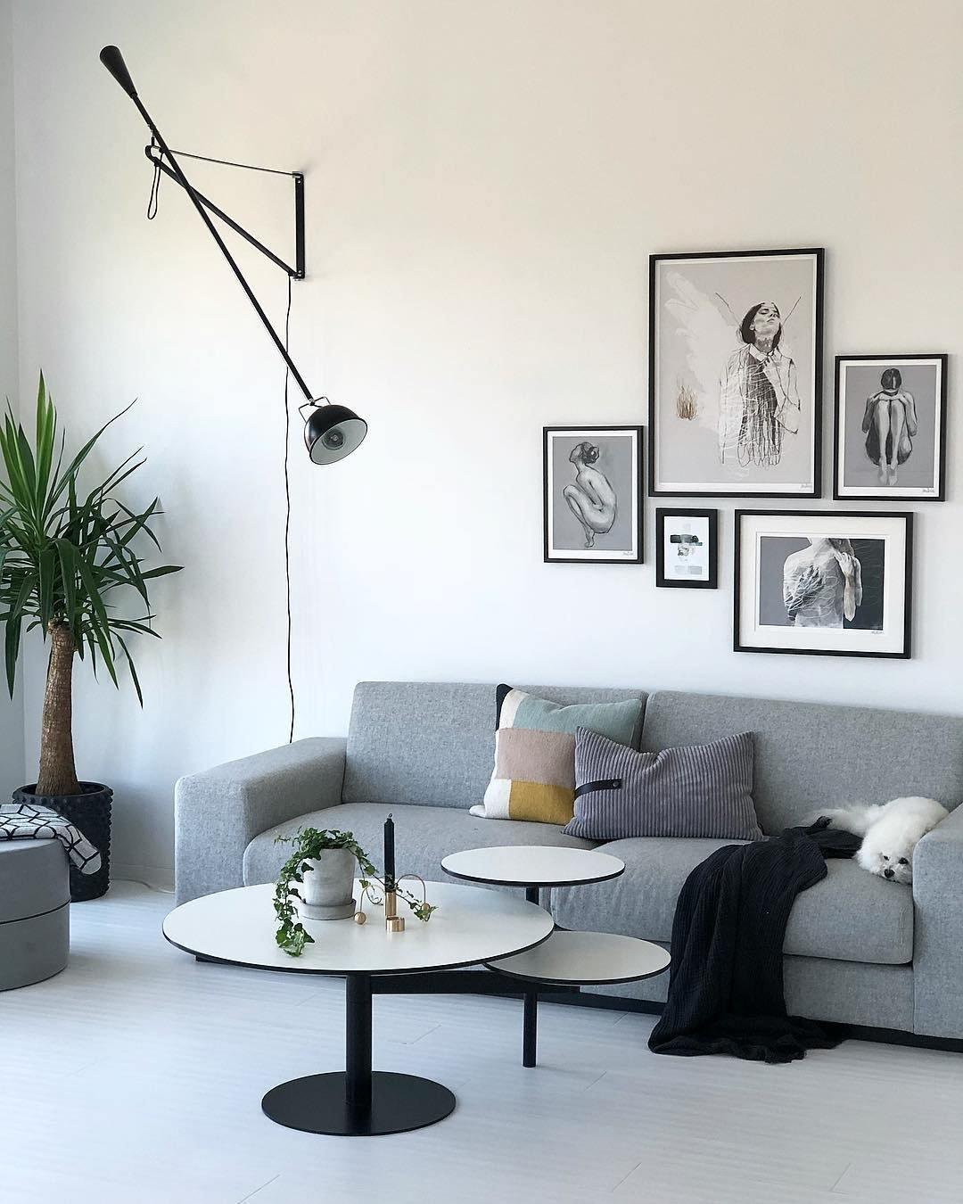 Cid zeitgenössische minimalistische Wandleuchte mit langem Arm