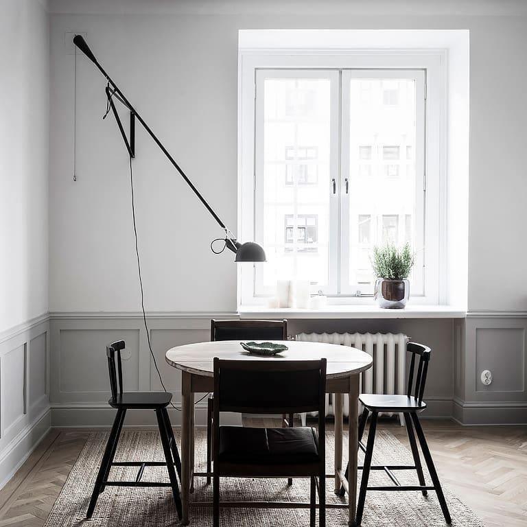 Cid zeitgenössische minimalistische Wandleuchte mit langem Arm