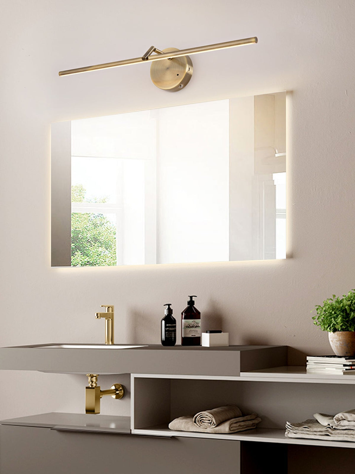 Suly Slim Gold Wiederaufladbare Wandleuchte