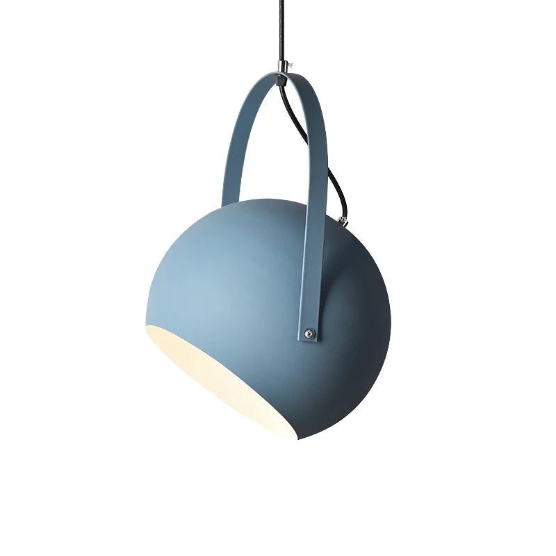 Aria  Kugel LED Pendelleuchte Gelb/Blau/Grau Esszimmer