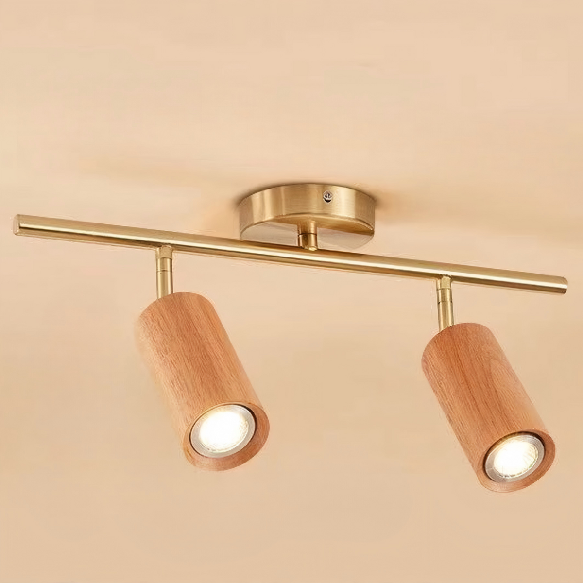 Elvarena Holz-LED-Spotschiene