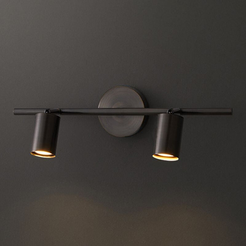 Arisha Modern LED Wandleuchte Schwarz/Messing Wohn/Badezimmer/Flur Metall 1/2/3/4 Leuchten