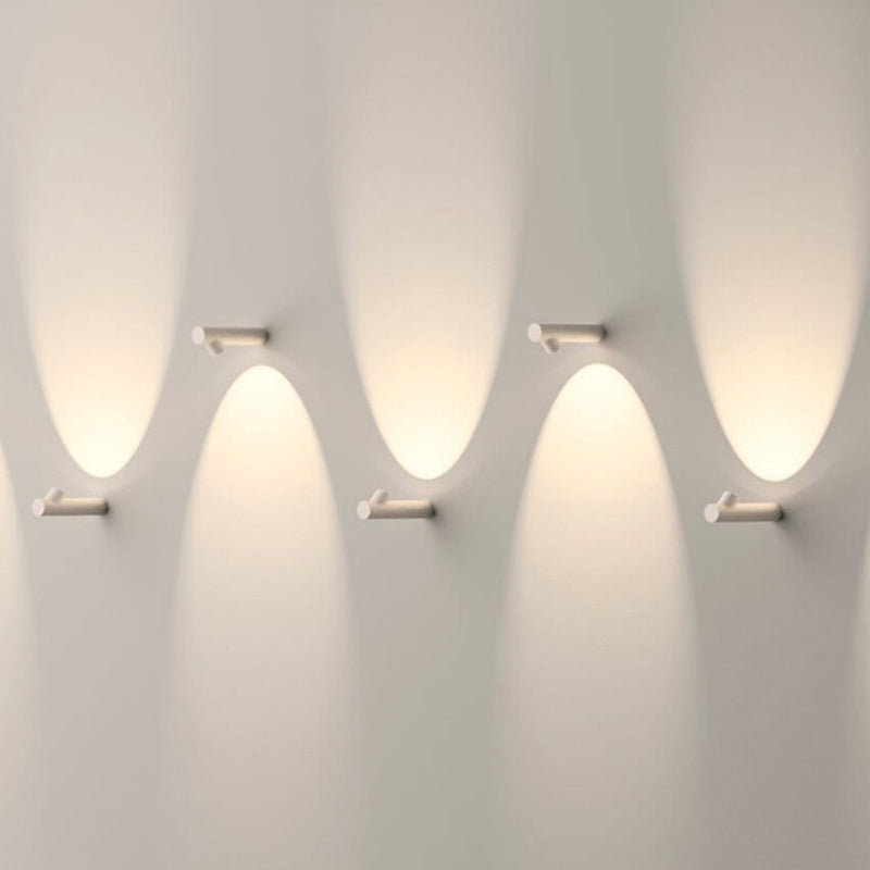 Ray Außenwandleuchte Wall Washing, Aluminium & Glas