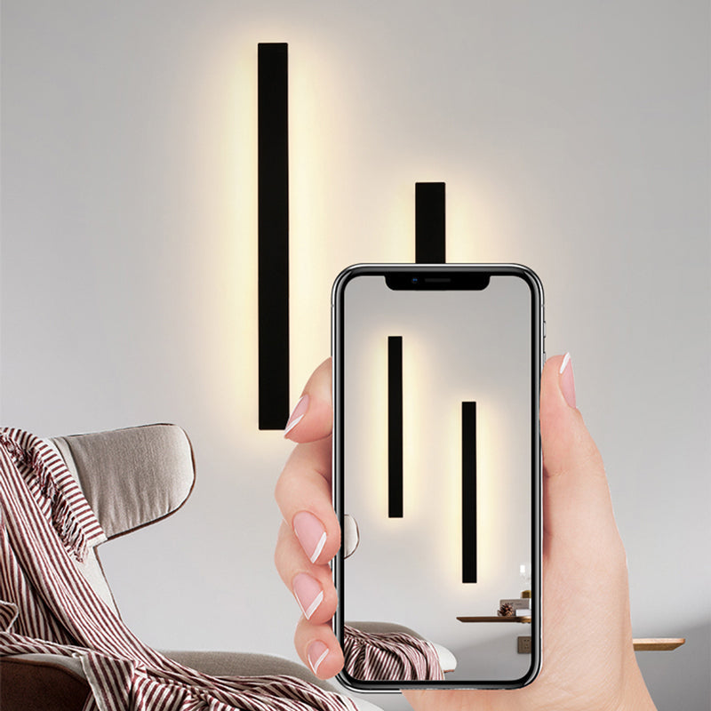 Arisha Minimalistische Wasserdichte LED Außenwandleuchte Schwarz Garten Korridor