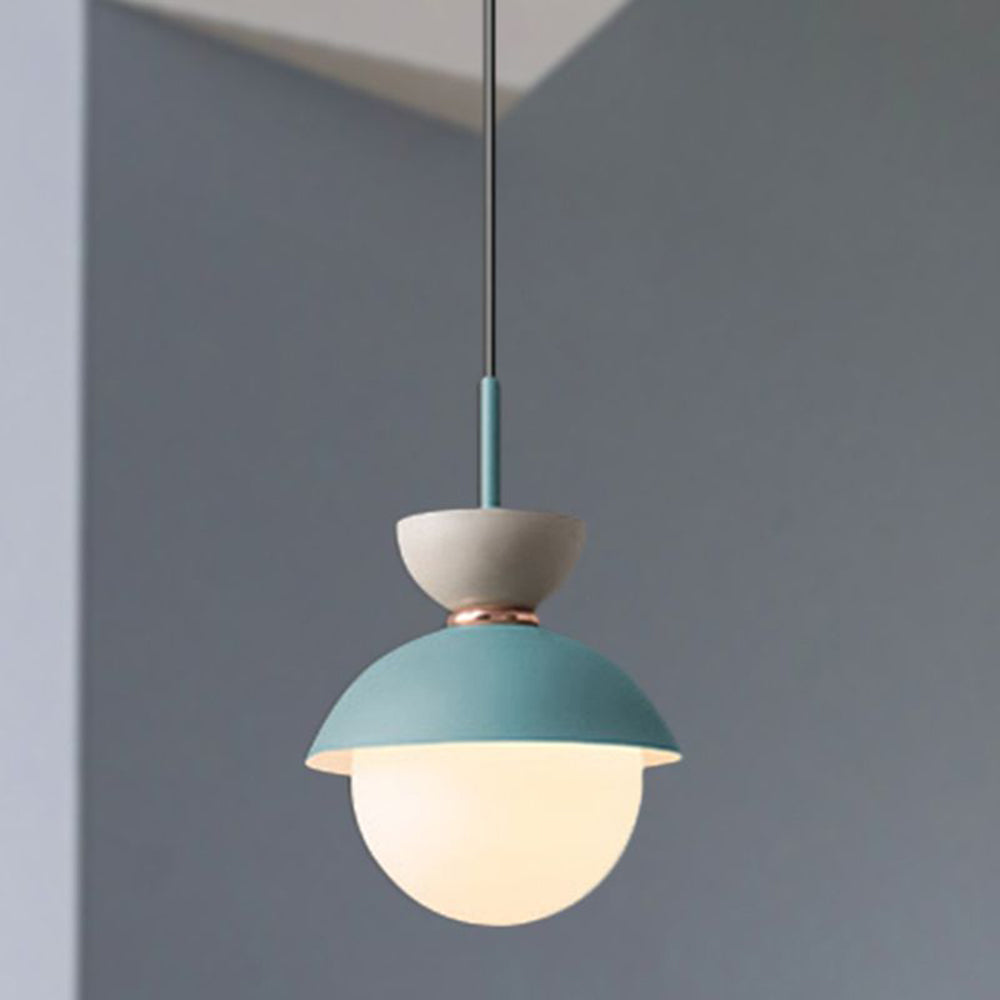 Arisha  Pendelleuchte, Rosa/Grau/Hellblau/Navy, Globus, Schlafzimmer