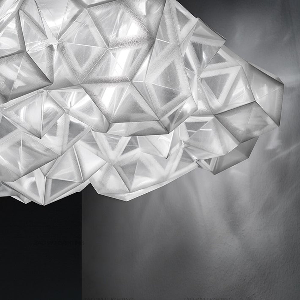 Arisha Modern Pendelleuchte Geometrisch Schlafzimm, 5 Farben, Metall Acryl