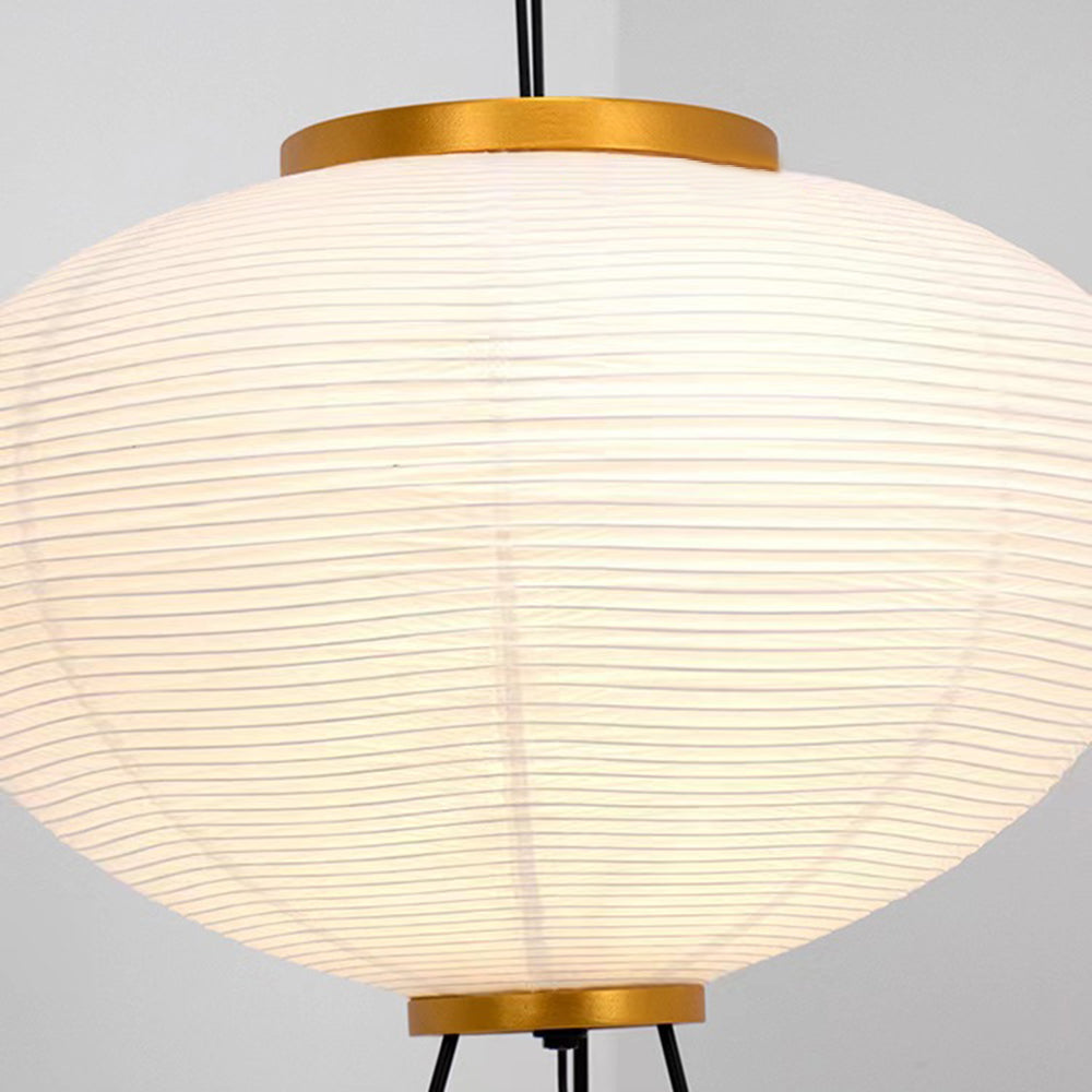 Ritta Minimalistische LED Stehleuchte Weiß Schlaf/Esszimmer Metall&Reispapier