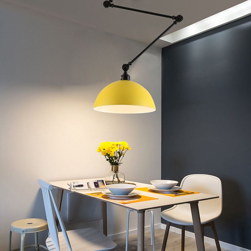 Aria Modern LED Pendelleuchte Schwarz/Rot/Gelb/Grün Ess/Wohn/Schlafzimmer Metall