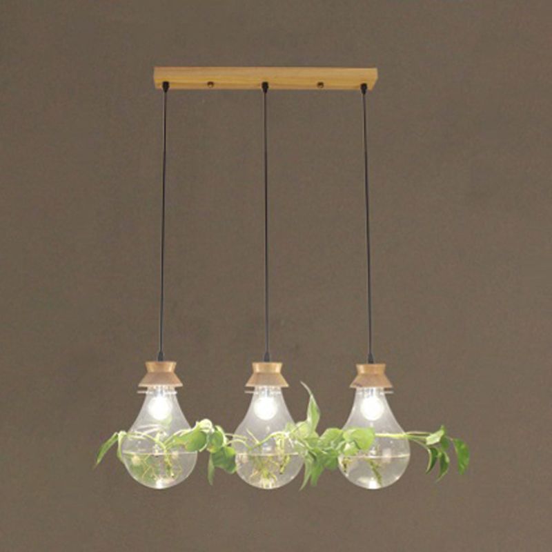Ritta Pendelleuchte Pflanzentopf-Cluster, 2 Farben/Shape, 1/3-flammig