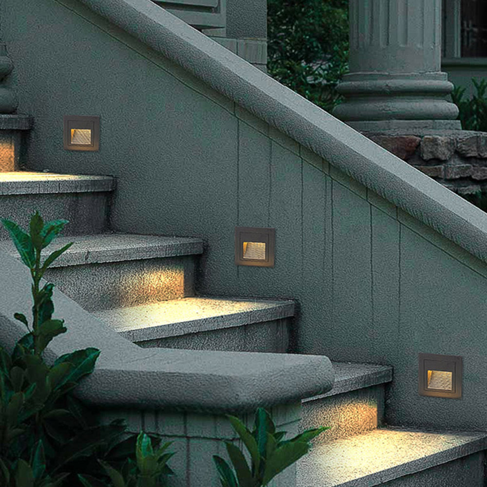 Ray Modern LED Außenwandleuchte Metall Acryl Garten Terrasse