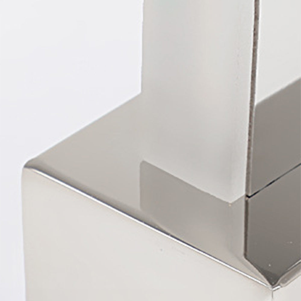 Arisha Rechteckige Spiegelfront LED Wandleuchte Schlafzmmer Metall/Acryl