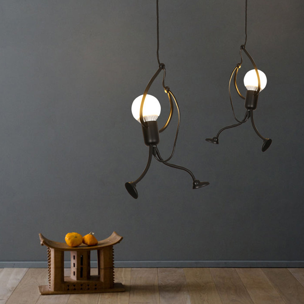 Silva Retro Modern LED Pendelleuchte Schwarz/Weiß, Esstisch