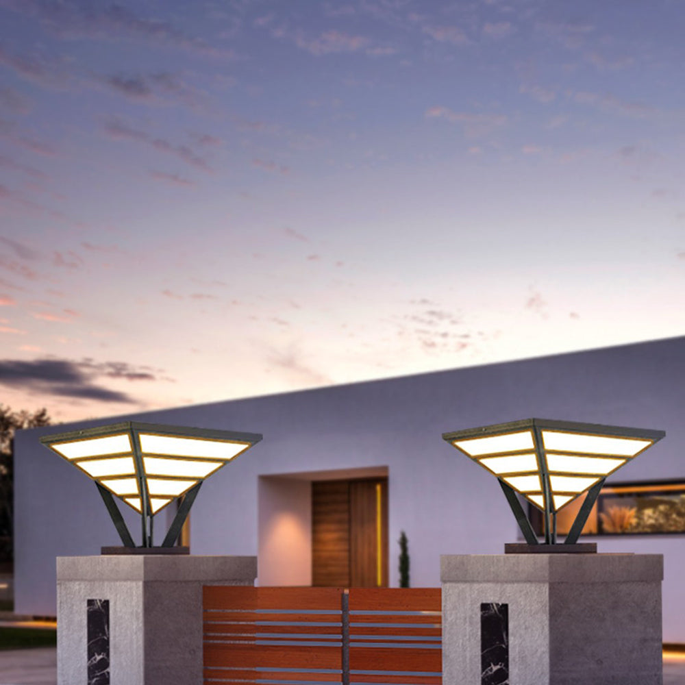Ray Modern LED Außenleuchte Schwarz Garten/Terrasse/Balkon