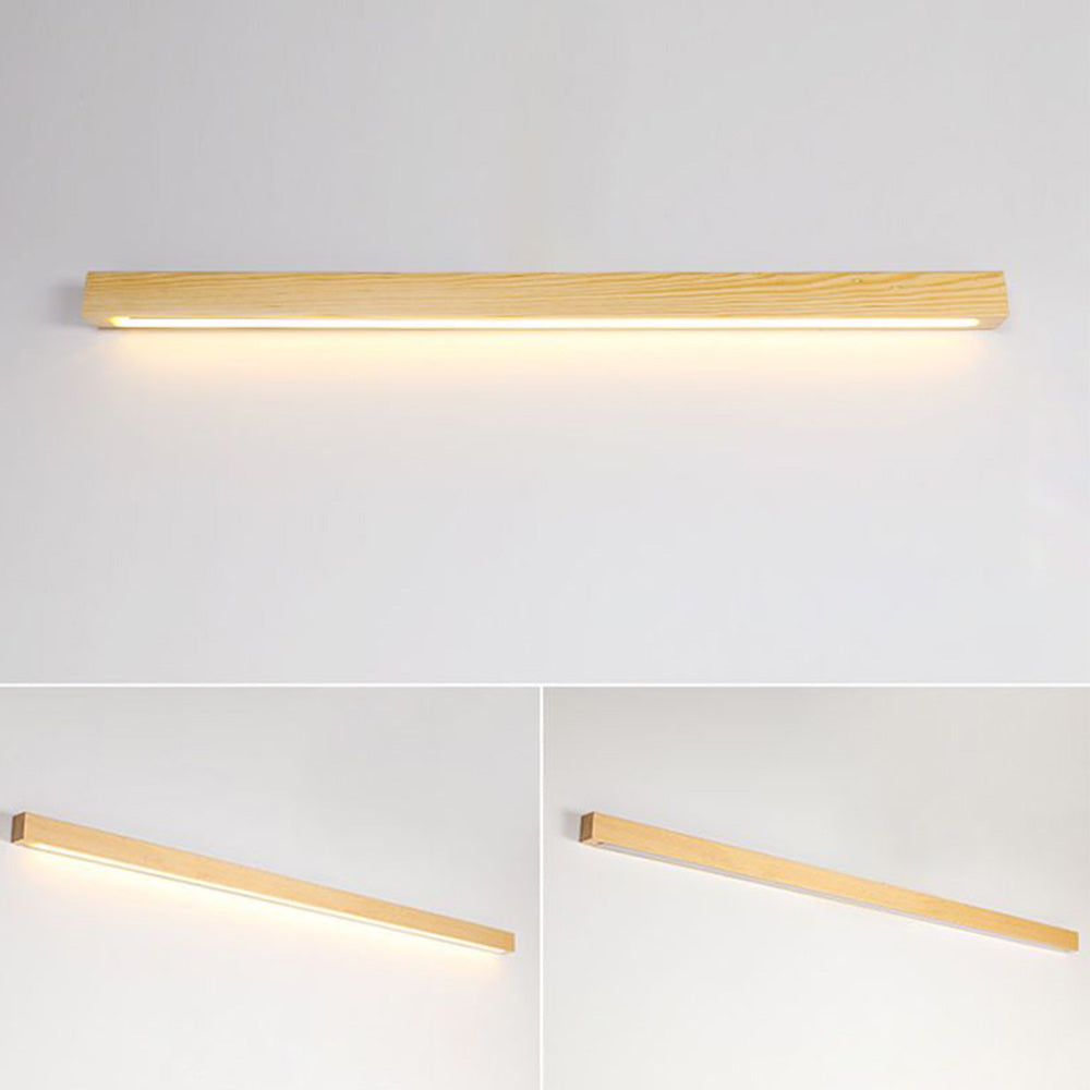 Zenx Wandleuchte Linear Holz