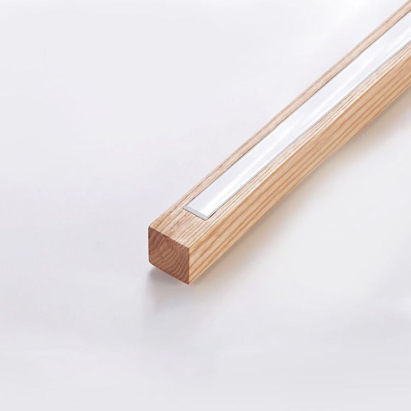 Muto  Linear Stehlampe Holz/Walnuss Wohn/Schlafzimmer Holz